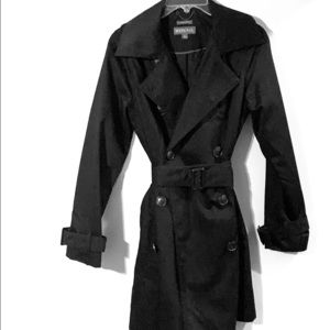 Medina Black Trench Coat